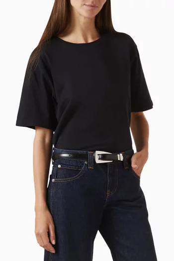 Small Lucca Belt in Smooth Calfskin