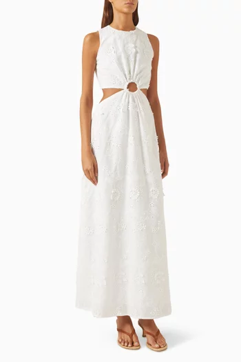 Tavi Maxi Dress in Linen