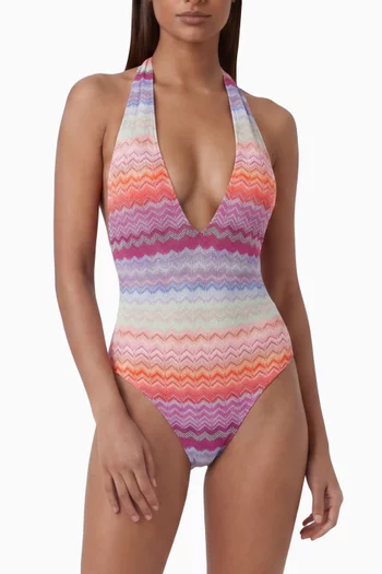Remi One-piece Swimsuit in Cotton-blend