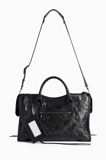 Medium Le City Bag in Arena Lambskin