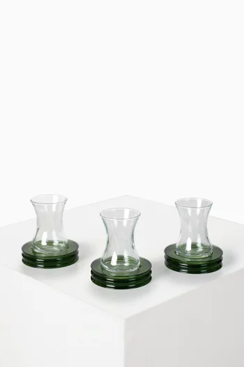 The Ripple Tea Cup & Saucer, Set of 4
