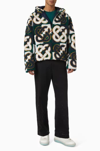 Monogram Jacket in Fleece