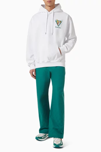 Tennis Club Icon Pyramid Hoodie in Organic Cotton