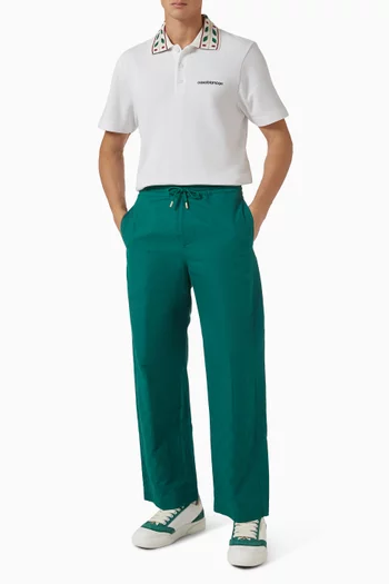 Laurel Pique Polo T-shirt in Cotton