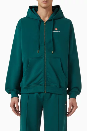 Classic Zip-up Hoodie in Cotton-fleece