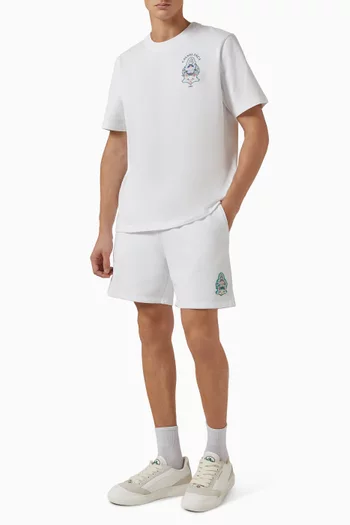 Classic Hotel Patch Sweatshorts in Cotton-fleece