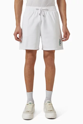 Classic Hotel Patch Sweatshorts in Cotton-fleece