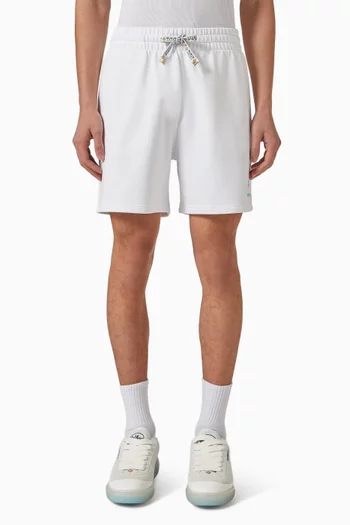 Applique Monogram Sweatshorts in Organic Cotton