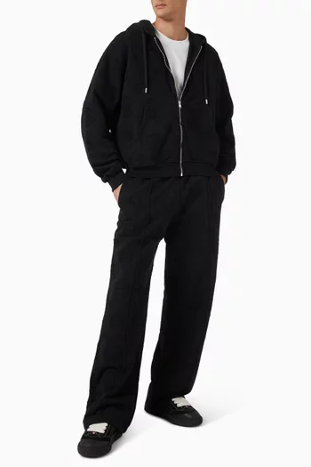 Applique Monogram Sweatpants in Cotton-fleece