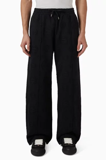 Applique Monogram Sweatpants in Cotton-fleece