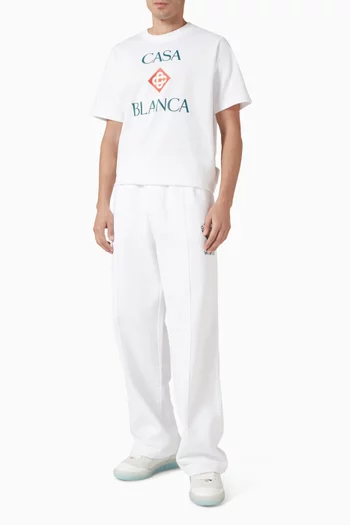 Casablanca Diamond Logo Short Sleeve T-Shirt