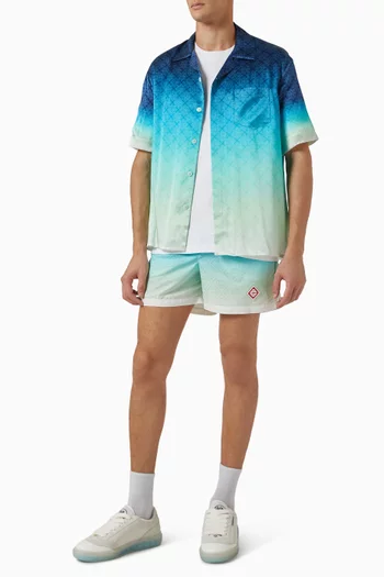 Circuit Monogram Shirt in Silk