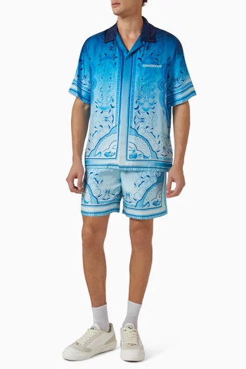 Egyptian Rug Cuban Shirt in Silk