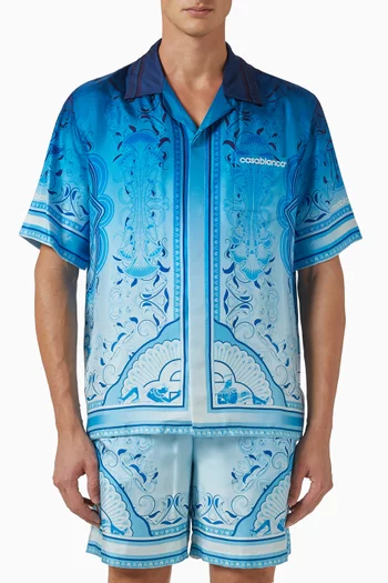 Egyptian Rug Cuban Shirt in Silk