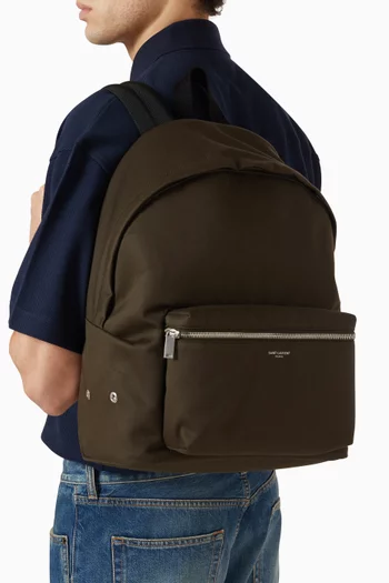 City Backpack in Cotton-canvas