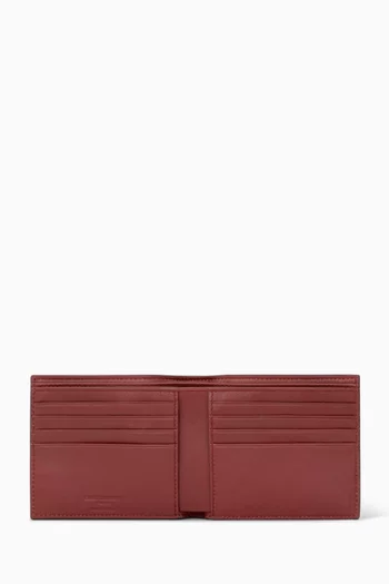 East/West Wallet in Smooth Leather