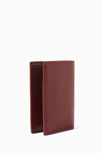 Tiny Cassandre Credit Card Wallet in Leather