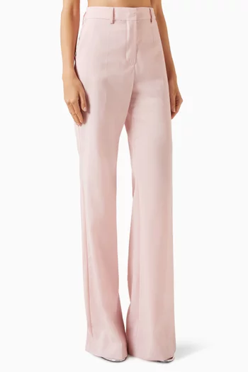 Flared Pants in Wool