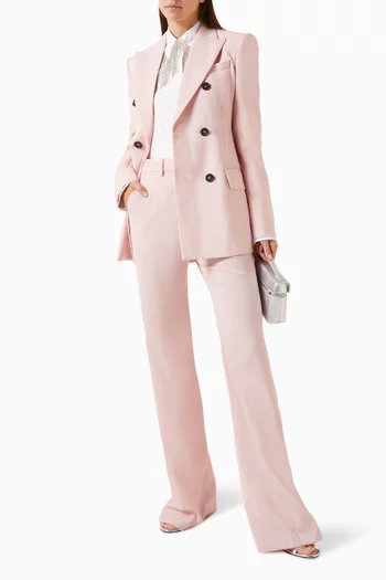 Double-breasted Tailored Blazer in Wool