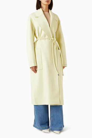 Oversized Coat in Double Wool