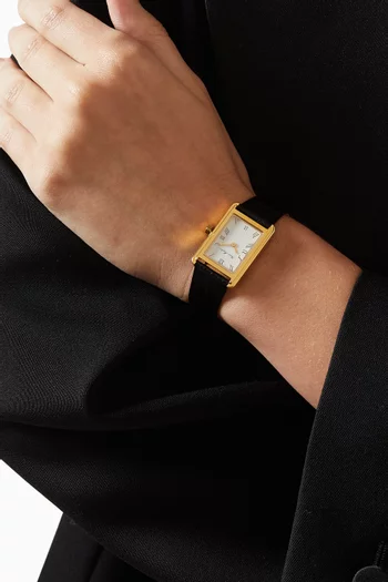 The Icon Watch in Gold-Plated Stainless Steel