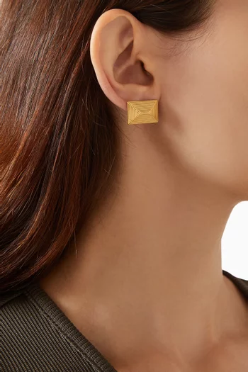 Baby Celeste Earrings in 18kt Gold PVD-Plated Stainless Steel