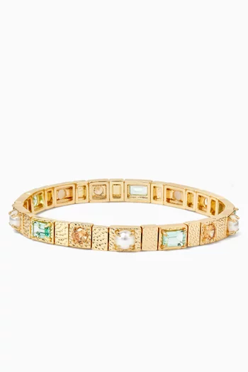 Bangle Bracelet in Gold-tone Metal