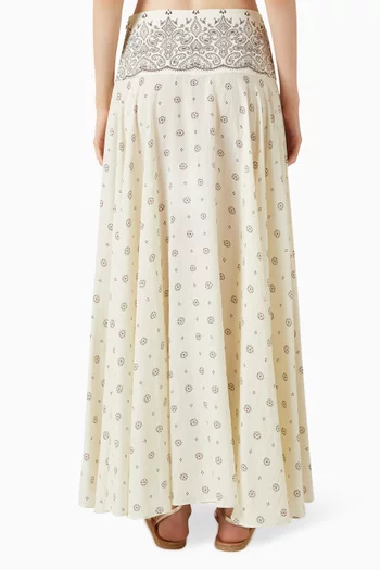 Rylie Bandana Maxi Skirt
