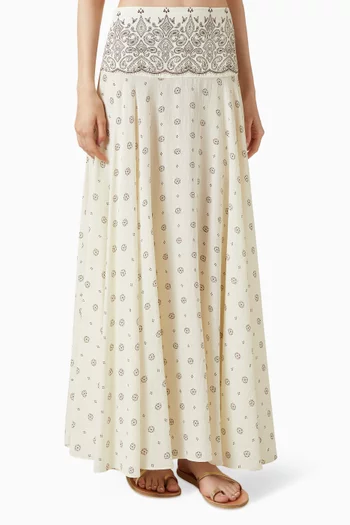 Rylie Bandana Maxi Skirt