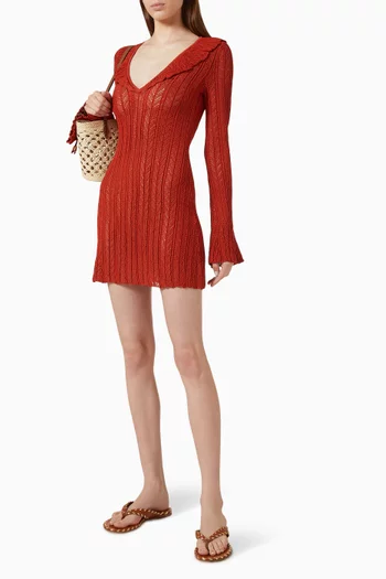 Davina Mini Dress in Knit