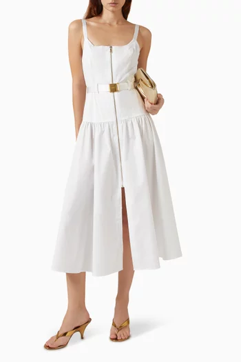 Rima Maxi Dress in Stretch-cotton