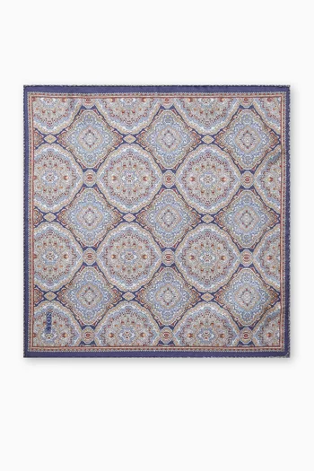 Two-face Pocket Square in Silk