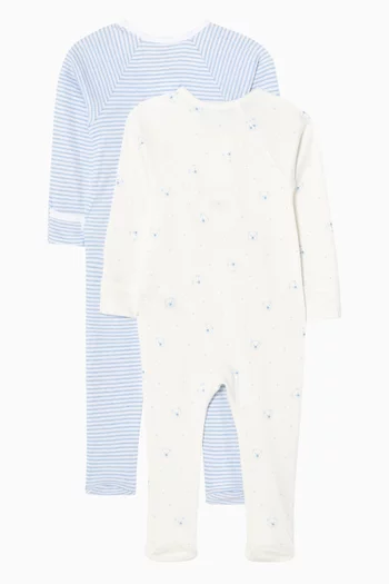 Zip Sleepsuit, Pack of 2