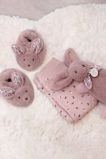 Booties & Plush Toy Gift Set
