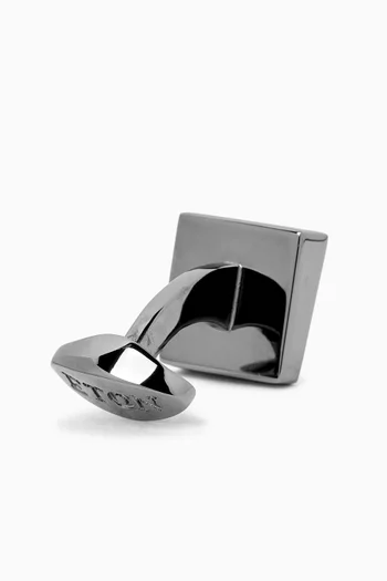 Cufflinks in Stone & Brass