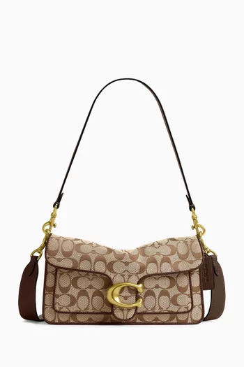 Soft Tabby 26 Shoulder Bag in Signature Jacquard