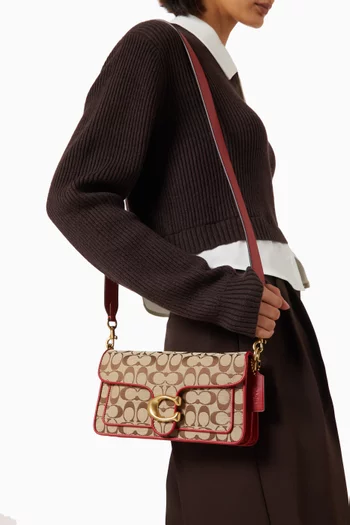 Soft Tabby 26 Shoulder Bag in Signature Jacquard