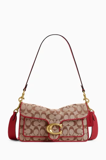 Soft Tabby 26 Shoulder Bag in Signature Jacquard