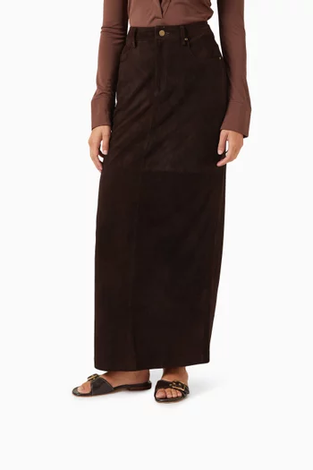 Margot Flat Sandals in Leather