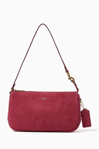 Plaza Shoulder Bag in Suede