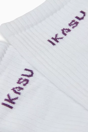 Pilates Grip Socks in Stretch-cotton