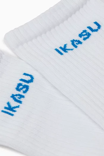 Pilates Grip Socks in Stretch-cotton