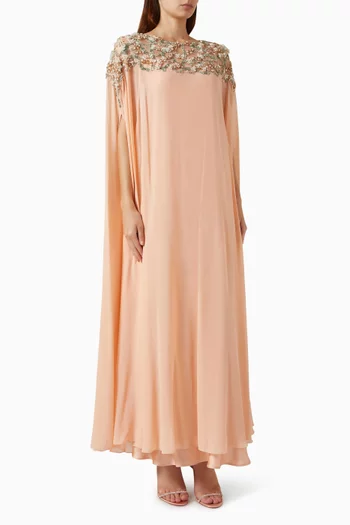 Embellished Cape Kaftan