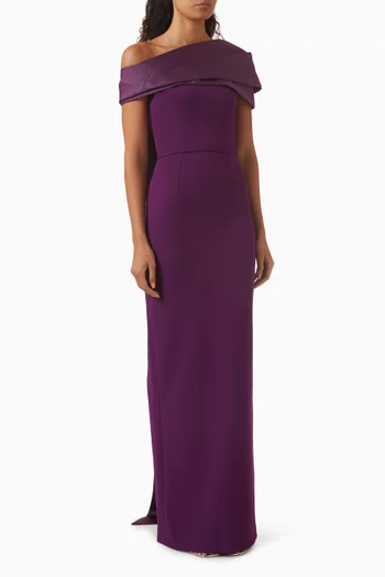 Phira One-shoulder Gown