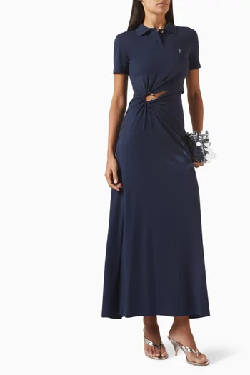 Piercing Dress in Cotton Jersey