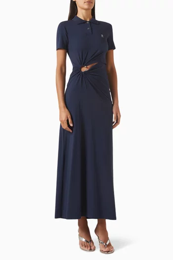 Piercing Dress in Cotton Jersey