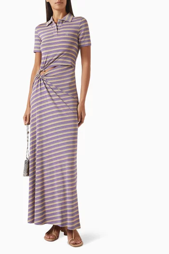 Piercing Dress in Viscose Jersey