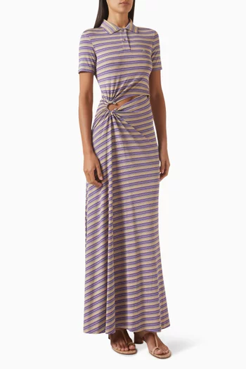 Piercing Dress in Viscose Jersey
