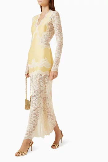 Floral Lace Maxi Dress
