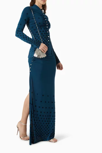 Mirrorwork Maxi Skirt